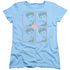 I LOVE LUCY/LUCY SQUARED - S/S WOMENS TEE - LIGHT BLUE
