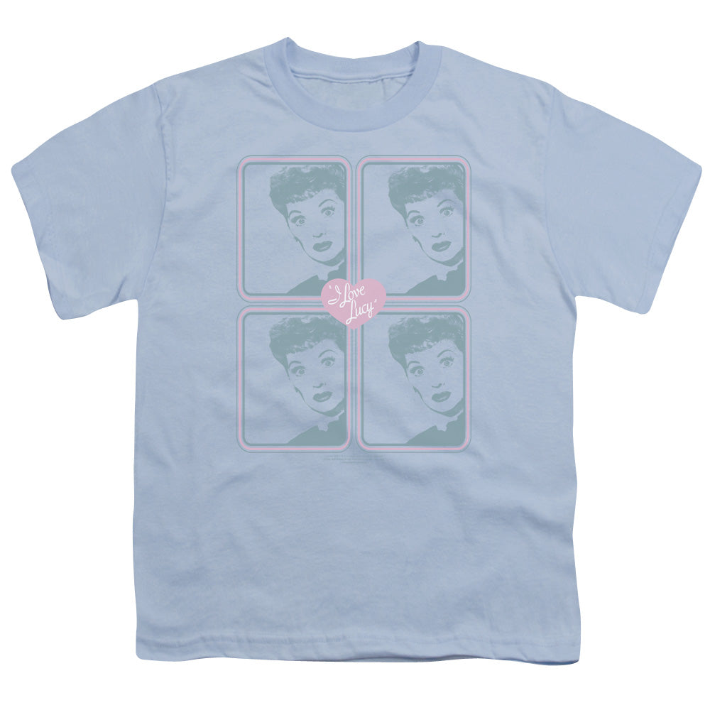 I LOVE LUCY/LUCY SQUARED - S/S YOUTH 18/1 - LIGHT BLUE