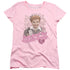 I LOVE LUCY/TASTES LIKE CANDY - S/S WOMENS TEE - PINK