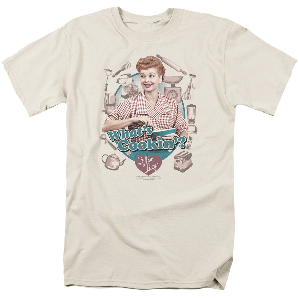I LOVE LUCY/WHATS COOKIN - S/S ADULT 18/1 - CREAM