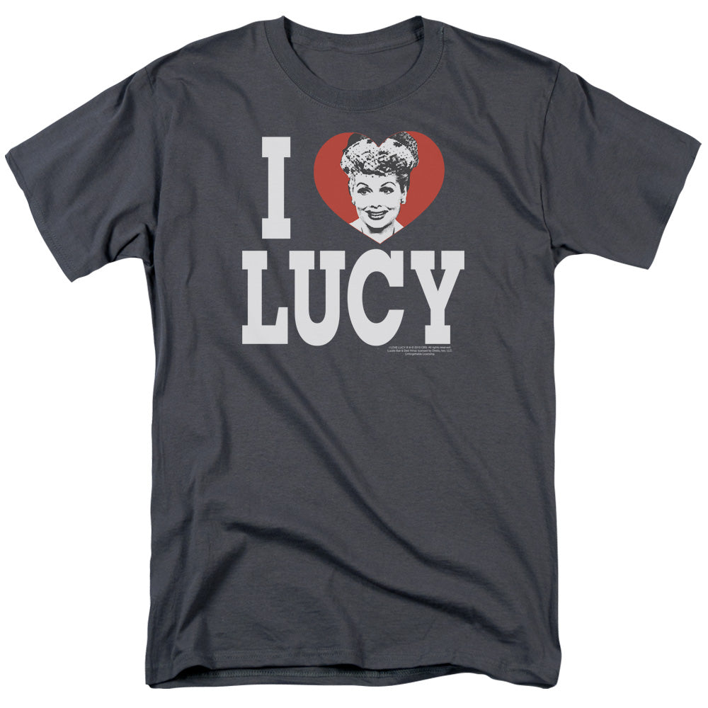 I LOVE LUCY/I LOVE LUCY - S/S ADULT 18/1 - CHARCOAL