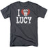 I LOVE LUCY/I LOVE LUCY - S/S ADULT 18/1 - CHARCOAL