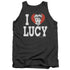 I LOVE LUCY/I LOVE LUCY - ADULT TANK - CHARCOAL