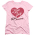 I LOVE LUCY/60TH ANNIVERSARY - S/S WOMENS TEE - PINK