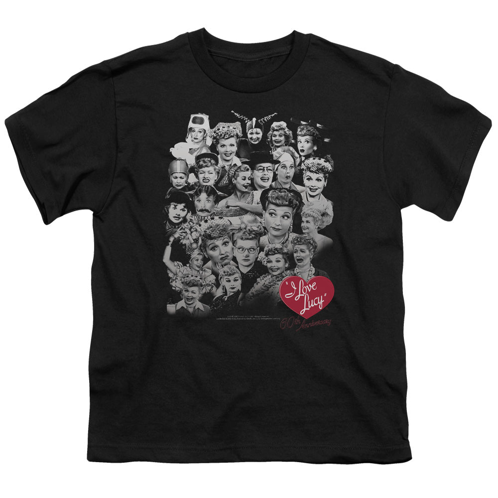 I LOVE LUCY/60 YEARS OF FUN - S/S YOUTH 18/1 - BLACK