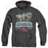 I LOVE LUCY/HOLLYWOOD ROAD TRIP - ADULT HEATHER HOODIE - BLACK