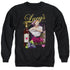 I LOVE LUCY/BITTER GRAPES - ADULT CREWNECK SWEATSHIRT - BLACK