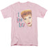 I LOVE LUCY/HOLLYWOOD OPEN HEARTS - S/S ADULT 18/1 - PINK