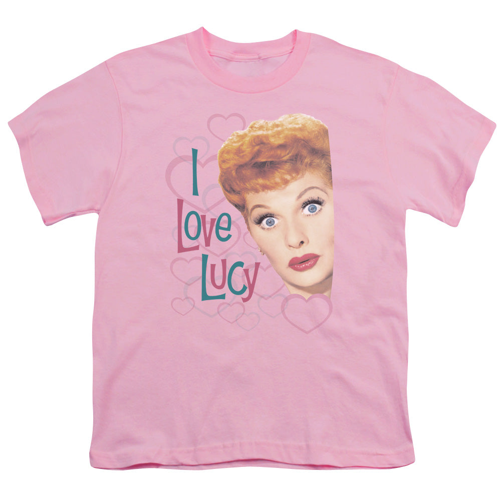 I LOVE LUCY/OPEN HEARTS - S/S YOUTH 18/1 - PINK
