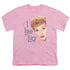 I LOVE LUCY/OPEN HEARTS - S/S YOUTH 18/1 - PINK