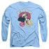 I LOVE LUCY/YELLING IN SPANISH - L/S ADULT 18/1 - CAROLINA BLUE