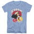 I LOVE LUCY/YELLING IN SPANISH - S/S WOMENS TEE - CAROLINA BLUE