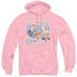 I LOVE LUCY/ALWAYS BEST FRIENDS - ADULT PULLOVER HOODIE - PINK