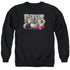 I LOVE LUCY/DIVAS - ADULT CREWNECK SWEATSHIRT - BLACK
