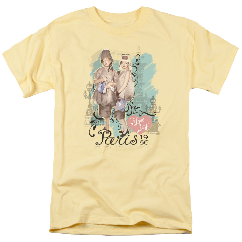 I LOVE LUCY/PARIS DRESS - S/S ADULT 18/1 - BANANA