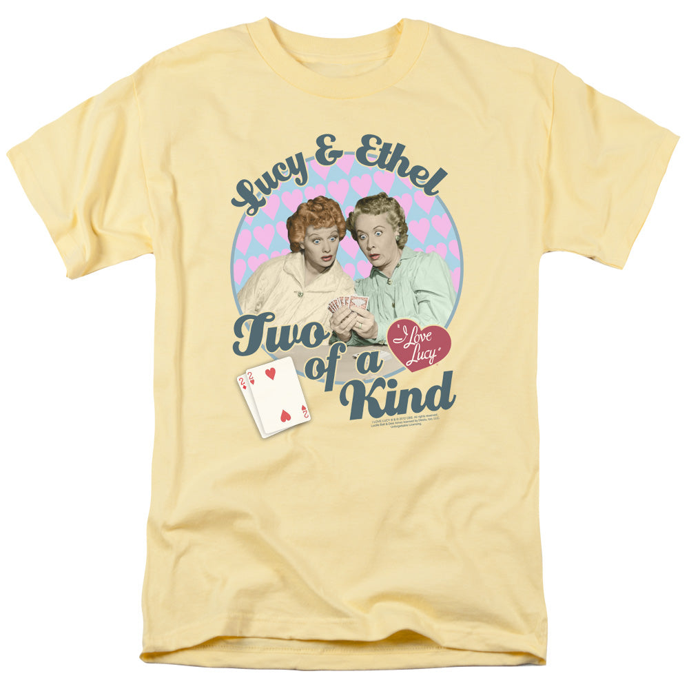 I LOVE LUCY/TWO OF A KIND - S/S ADULT 18/1 - BANANA