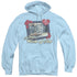 I LOVE LUCY/WORK OF ART - ADULT PULLOVER HOODIE - LIGHT BLUE