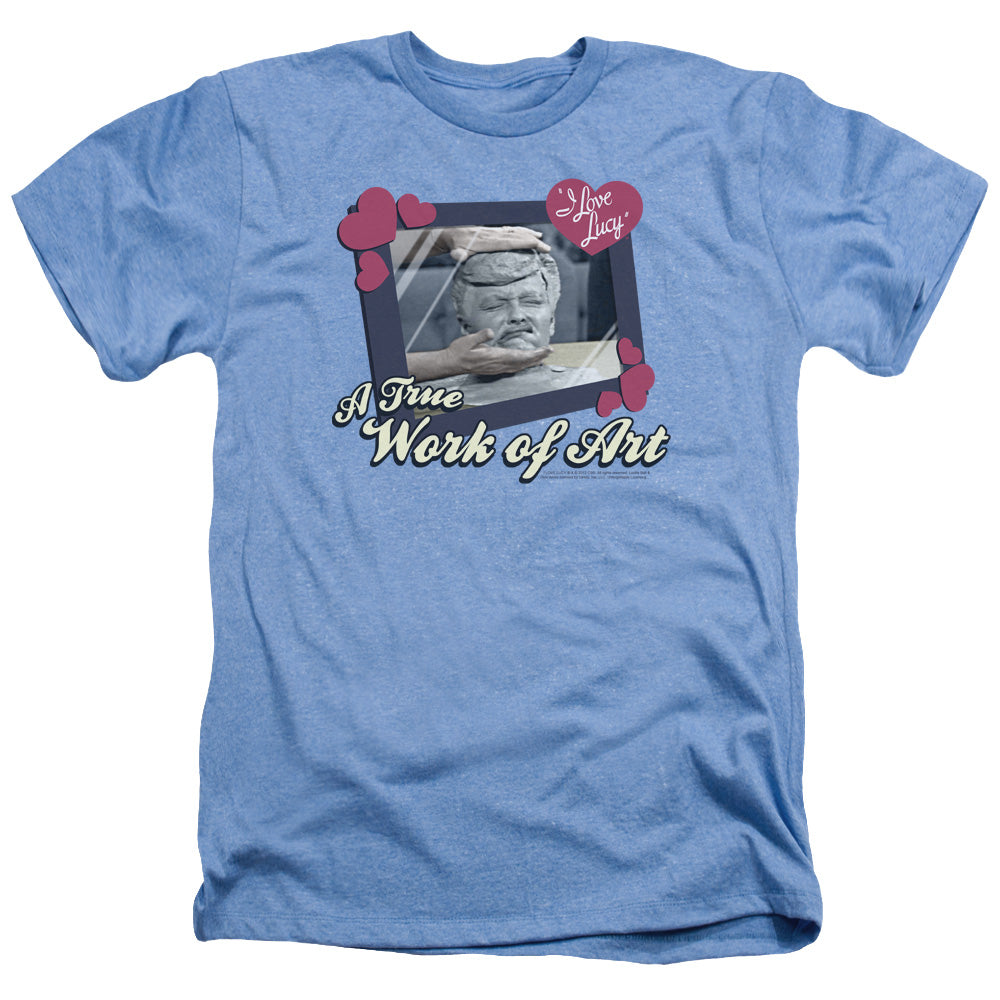 I LOVE LUCY/WORK OF ART - ADULT HEATHER - LIGHT BLUE