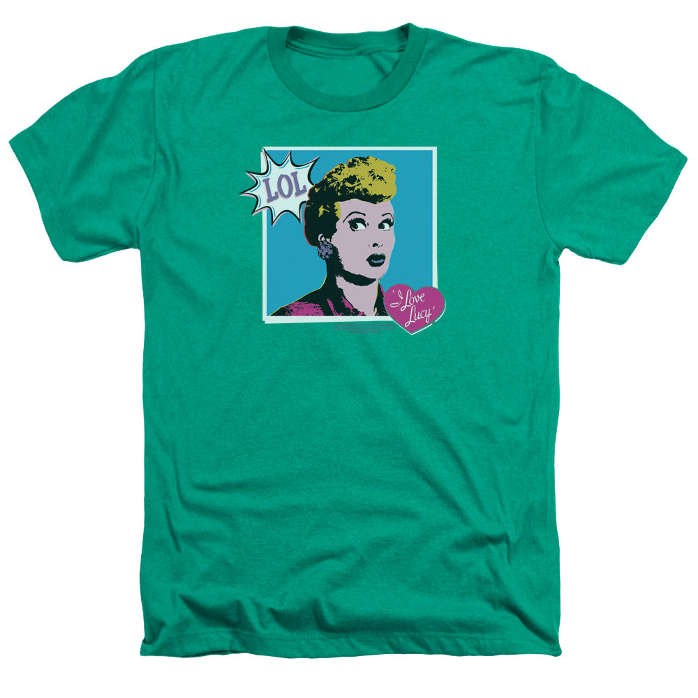 I LOVE LUCY/I LOVE WORHOL LOL - ADULT HEATHER - KELLY GREEN
