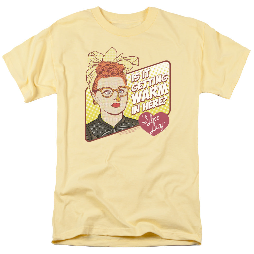 I LOVE LUCY/WARM IN HERE - S/S ADULT 18/1 - BANANA