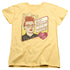 I LOVE LUCY/WARM IN HERE - S/S WOMENS TEE - BANANA