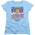 I LOVE LUCY/HEALTH CARE - S/S WOMENS TEE - LIGHT BLUE