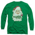 I LOVE LUCY/SANTA -  L/S ADULT 18/1  - KELLY GREEN