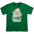I LOVE LUCY/SANTA - S/S YOUTH 18/1 - KELLY GREEN