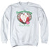 I LOVE LUCY/SEASONS GREETINGS - ADULT CREWNECK SWEATSHIRT - WHITE