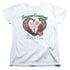 I LOVE LUCY/SEASONS GREETINGS - S/S WOMENS TEE - WHITE
