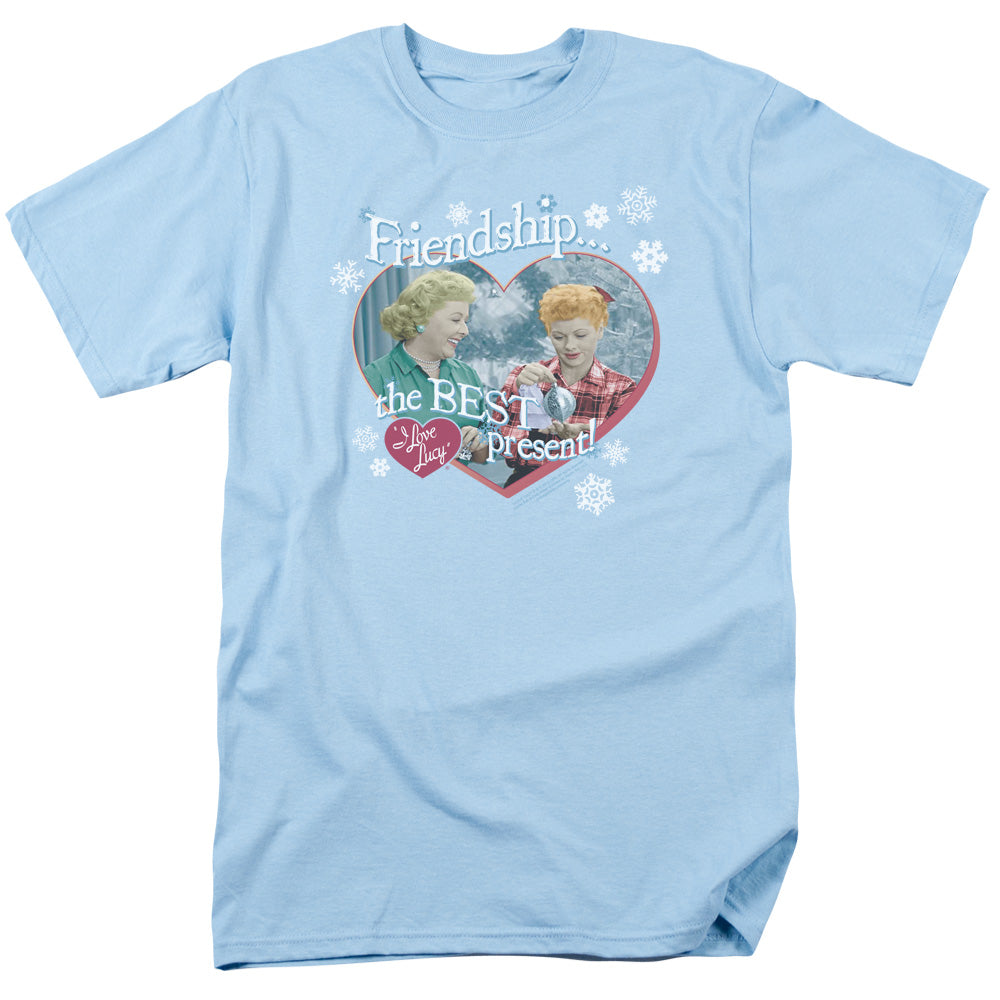 I LOVE LUCY/THE BEST PRESENT - S/S ADULT 18/1 - LIGHT BLUE
