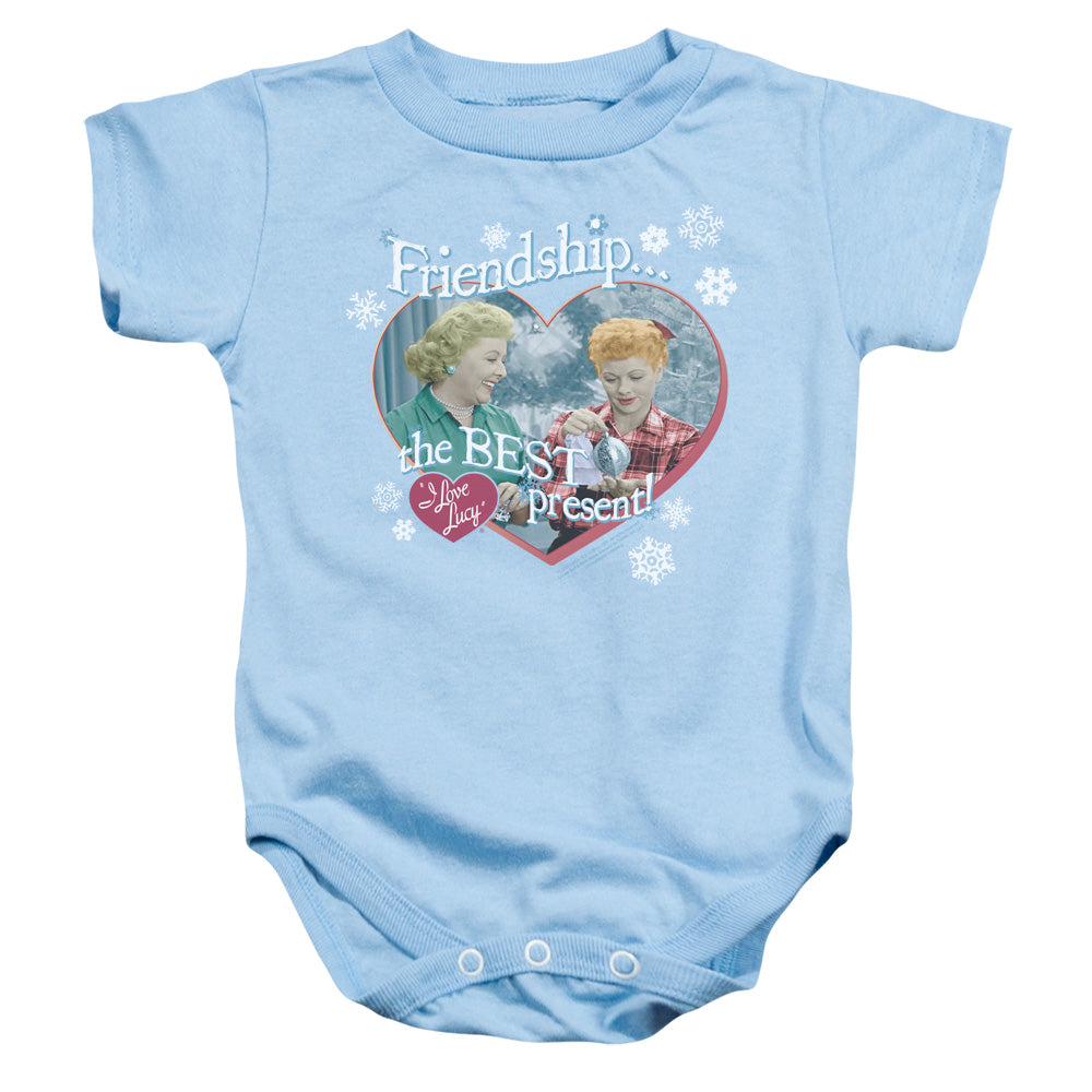 I LOVE LUCY/THE BEST PRESENT - INFANT SNAPSUIT - LIGHT BLUE