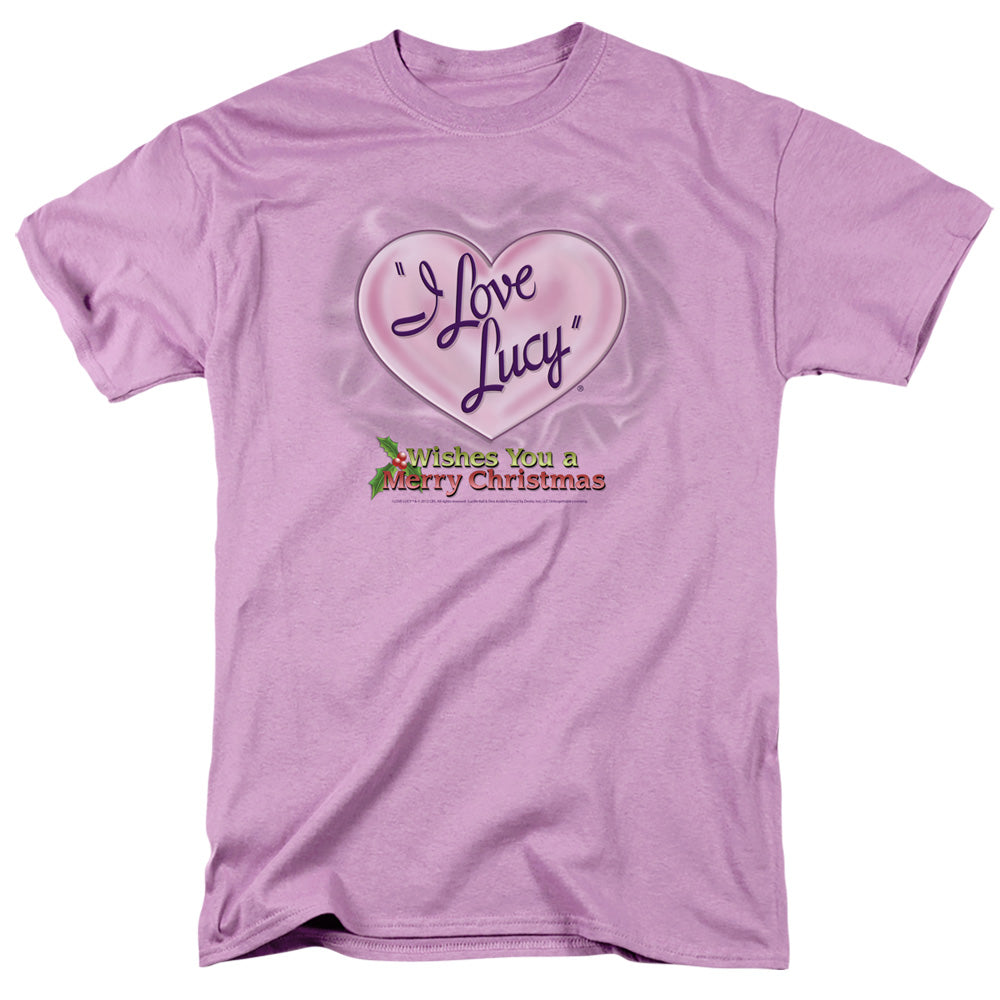 I LOVE LUCY/CHRISTMAS LOGO - S/S ADULT 18/1 - LAVENDER