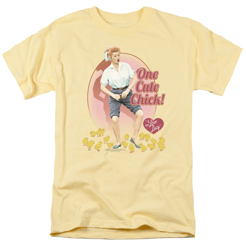 I LOVE LUCY/CUTE CHICK - S/S ADULT 18/1 - BANANA