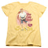 I LOVE LUCY/CUTE CHICK - S/S WOMENS TEE - BANANA