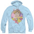 I LOVE LUCY/SPRINGTIME - ADULT PULLOVER HOODIE - LIGHT BLUE