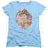 I LOVE LUCY/SPRINGTIME - S/S WOMENS TEE - LIGHT BLUE