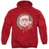 I LOVE LUCY/WREATH - ADULT PULLOVER HOODIE - RED