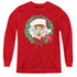 I LOVE LUCY/WREATH - YOUTH LONG SLEEVE TEE - RED