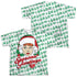 I LOVE LUCY/HOLIDAY PATTERN (FRONT/BACK PRINT) - S/S YOUTH POLY CREW - MULTI