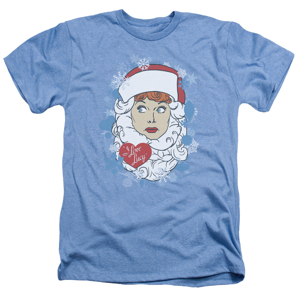 I LOVE LUCY/BEARD FLAKES - ADULT HEATHER - LIGHT BLUE