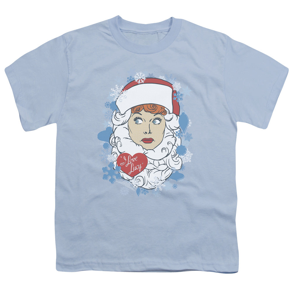 I LOVE LUCY/BEARD FLAKES - S/S YOUTH 18/1 - LIGHT BLUE
