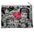 I LOVE LUCY/FACES - STRAIGHT BOTTOM ACCESSORY POUCH