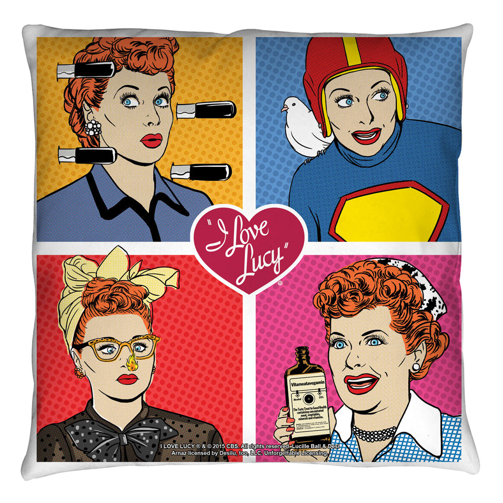 I LOVE LUCY/COMIC - THROW PILLOW