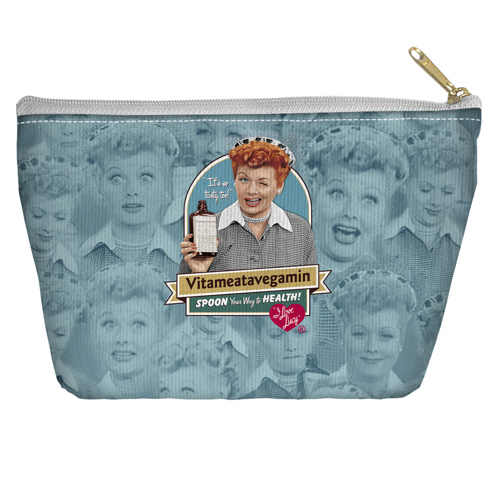 I LOVE LUCY/VITAMEATAVEGAMIN - T-BOTTOM ACCESSORY POUCH