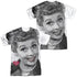 I LOVE LUCY/TIMELESS (FRONT/BACK PRINT) - S/S ADULT POLY CREW - MULTI