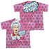 I LOVE LUCY/ALL OVER SPEED IT UP (FRONT/BACK PRINT) - S/S YOUTH POLY CREW - MULTI