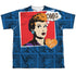 I LOVE LUCY/OMG (FRONT/BACK PRINT) - S/S YOUTH POLY CREW - MULTI