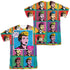 I LOVE LUCY/LOL (FRONT/BACK PRINT) - S/S ADULT POLY CREW - MULTI