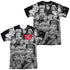 I LOVE LUCY/FACES (FRONT/BACK PRINT) - S/S ADULT POLY CREW - MULTI